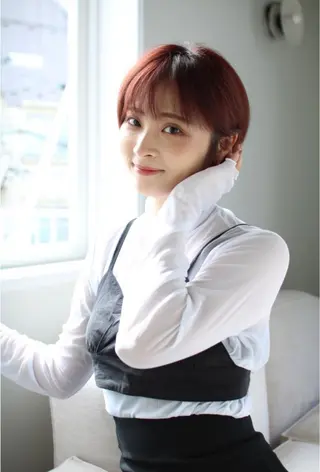 ショート La fith hair rond 立川店所属・kyosuke 透明感カラーのヘアスタイル