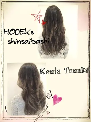 ロング カラー lafith hair dope所属・[外国人風カラー] 店長 田中健太のヘアスタイル