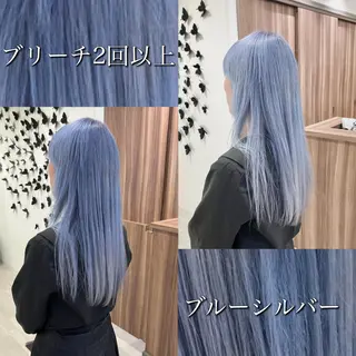 ロング カラー Re:st所属・Miyavi/カラー ショートボブのヘアスタイル