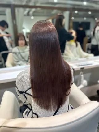 ロング ✨美髪矯正/韓国 レイヤー/源✨のヘアスタイル