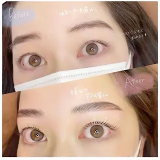 マツエク・マツパ ロレインブロウ成増店所属・宝崎 莉子の眉毛・アイブロウイメージ