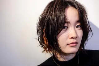 ミディアム カラー パーマ MIRUCO by KURAKU所属・マキシ ヤスアキのヘアスタイル