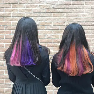 セミロング カラー パーマ ヘアアレンジ メンズ キッズ ネイル マツエク・マツパ サロンドミルク 原宿のヘアスタイル