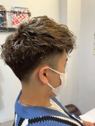 ショート カラー メンズ RISE SWELL YAMASHITAのヘアスタイル