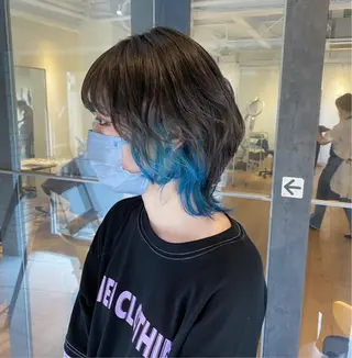 ミディアム カラー newi 京橋 【yuuki】のヘアスタイル