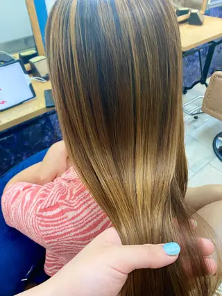 ロング カラー 💎長谷川 優羽💎のヘアスタイル