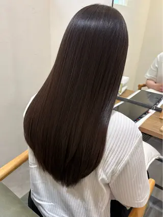 ロング 艶感暖色カラー /透明感/瀬戸山舞のヘアスタイル