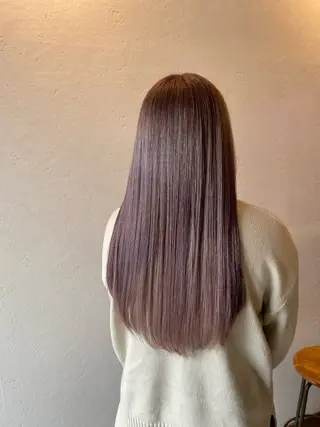 ロング カラー 希優🌺ソムリエ /ブリーチ/カットのヘアスタイル