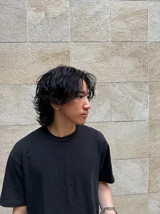 パーマ ヘアアレンジ メンズ メンズカット、パーマ 特化美容師🌀/高田のヘアスタイル