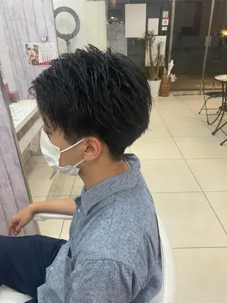 ショート 【髪質改善カラー】 瀧田嵐士🇰🇷のヘアスタイル