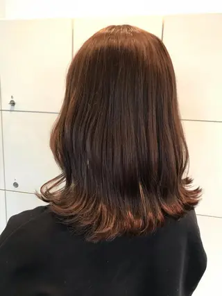 ミディアム カラー knock【ノック】所属・烏丸韓国ヘア🇰🇷 ayaka🎀のヘアスタイル