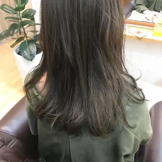 ロング Click所属・クニモトハルナ ボブ/柔らかカラーのヘアスタイル