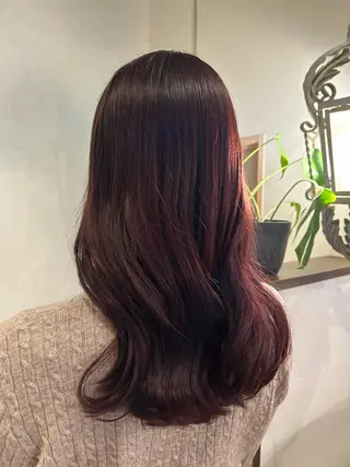 セミロング カラー 小林 千紗のヘアスタイル