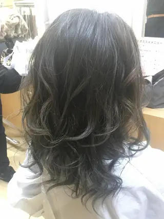 カラー 髪質改善/美髪矯正 マネージャー福永のヘアスタイル