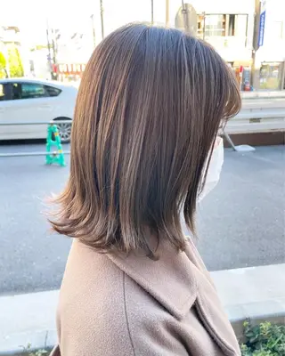 ミディアム Loem【ロエム】所属・RINA 【Loem】のヘアスタイル