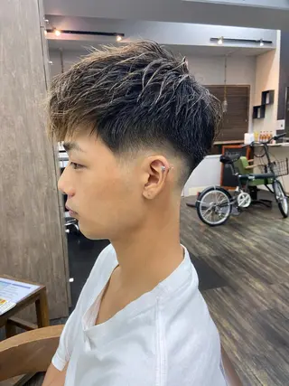 ショート メンズ レオ所属・仁和山 晃のヘアスタイル