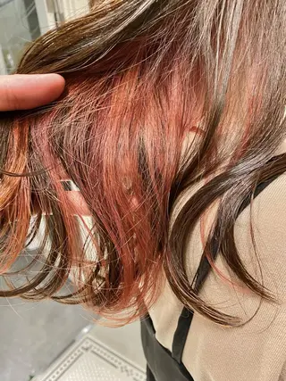 セミロング カラー ハイトーン×似合わせ 🌱中川慎之介のヘアスタイル