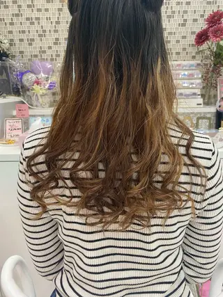 ロング カラー パーマ ヘアアレンジ メンズ キッズ ネイル マツエク・マツパ アイブロウ 小倉 麻由のエステ・リラクイメージ