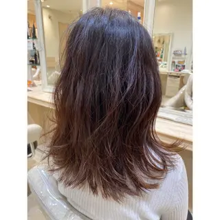 セミロング 髪質改善/茅ヶ崎 マツモト リョウのヘアスタイル