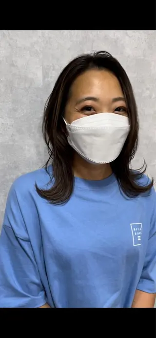 ミディアム C’LD hair  produce /シールドヘア所属・モテ髪/ボブ/ショー ト/アダチフウトのヘアスタイル