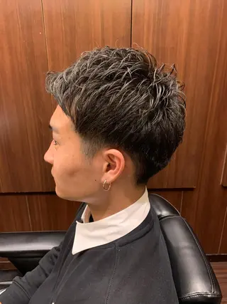 パーマ メンズ premium barber表参道所属・プレミアムバーバー 草野のヘアスタイル