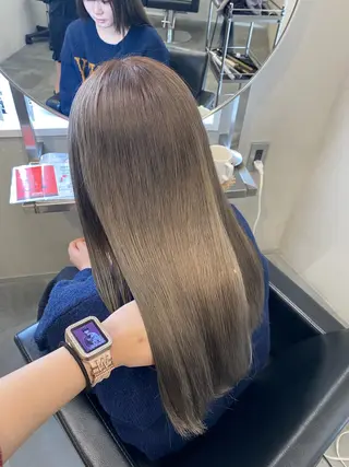 ロング ななみ/博多/ ブリーチ/髪質改善のヘアスタイル