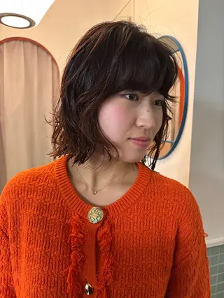 ショート パーマ トレンドボブ /ミリヤのヘアスタイル