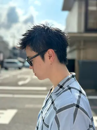 メンズ darts所属・マツダ レンのヘアスタイル