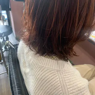 ミディアム カラー chouette/ 根本優希のヘアスタイル