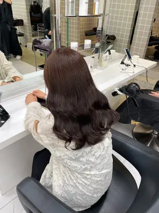 ロング カラー ヘアアレンジ 💗横浜美容室 💗HARUNAのヘアスタイル