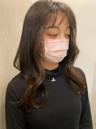 ロング カラー ノンダメージ 🥑mikubanのヘアスタイル