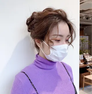 セミロング ヘアアレンジ 【ミディアムと ロングに特化】島田恋のヘアスタイル