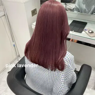 セミロング カラー 💗🤍透明感カラー 🤍💗kanonのヘアスタイル