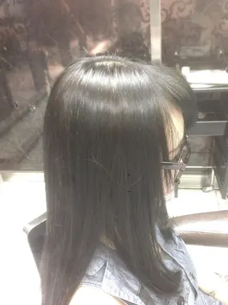 ロング カラー 中川 拓弥のヘアスタイル
