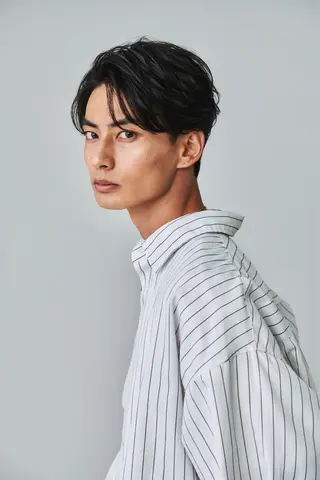 ショート パーマ 池袋センターパート No.1 裕大のヘアスタイル