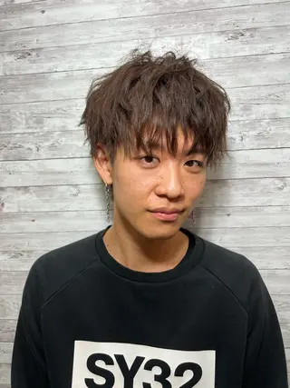 メンズ 🌻透明感カラー🌻 阿井希良梨のヘアスタイル