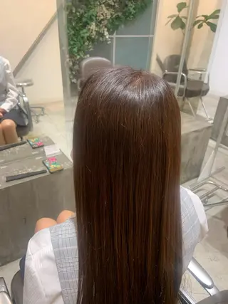ロング カラー 西崎 満里奈のヘアスタイル
