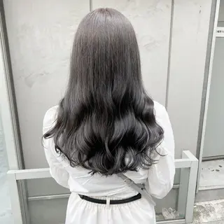 ロング カラー 大人っぽ韓国レディ レイヤー🤍渋谷のヘアスタイル
