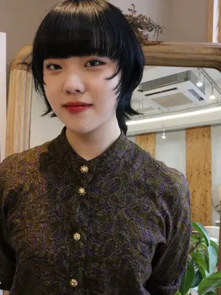 ショート カラー 松村 澪里のヘアスタイル