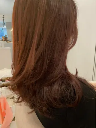ロング カラー eclat suzumiのヘアスタイル