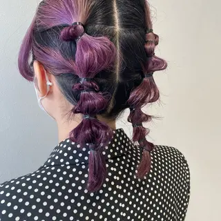 セミロング ヘアアレンジ 久保田 茜のヘアスタイル