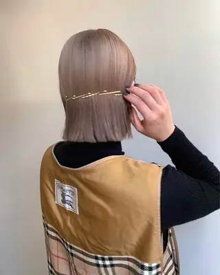 ショート カラー ヘアアレンジ bob/ aoiのヘアスタイル