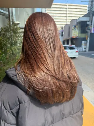 ロング 荻野 結衣のヘアスタイル