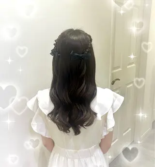 ヘアアレンジ 🎀透明感カラー🎀 ヘアメ／mikotoのヘアスタイル