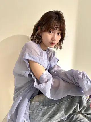 ミディアム アヴァンス 広島本通のヘアスタイル