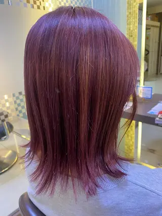 ミディアム カラー ✨垢抜け✨3Dカラー 山本美侑のヘアスタイル