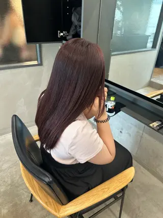 セミロング カラー お悩み解決パーマ hana🩰のヘアスタイル