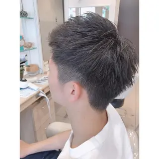 ショート メンズ 髪質改善/茅ヶ崎 マツモト リョウのヘアスタイル