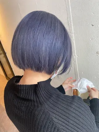 ショート カラー hisano / ハイトーン・透明感のヘアスタイル