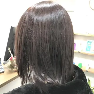 セミロング カラー 八谷 将平のヘアスタイル